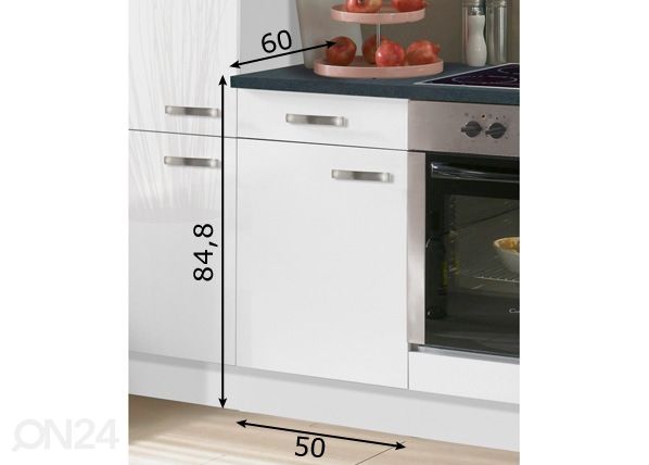 Keittiön alakaappi Lagos 50 cm mitat