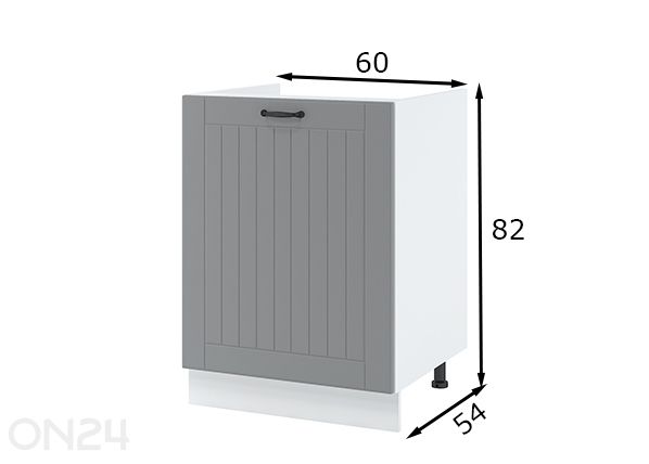 Keittiön allaskaappi 60 cm