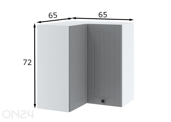 Keittiön yläkaappi 65x72 cm mitat