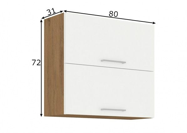 Keittiön yläkaappi 80 cm mitat
