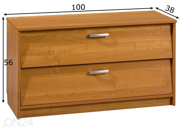 Kenkäkaappi 100 cm mitat