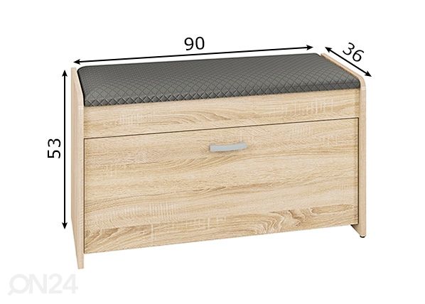 Kenkäkaappi mitat