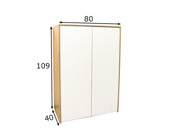 Kenkäkaappi Basic 2 mitat