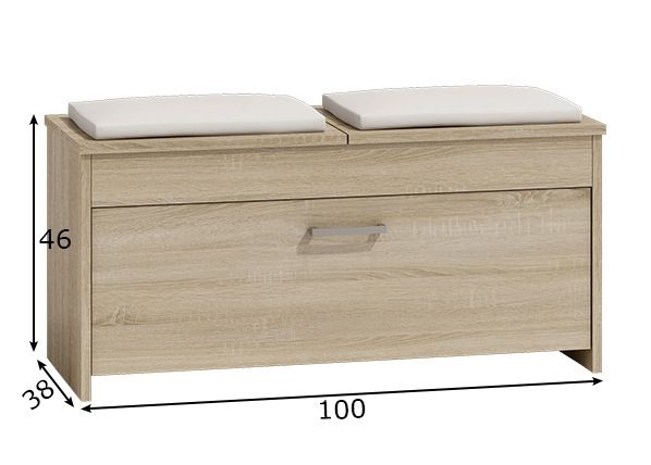 Kenkäkaappi / eteispenkki mitat