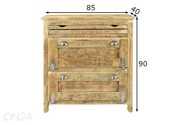 Kenkäkaappi Frigo mitat