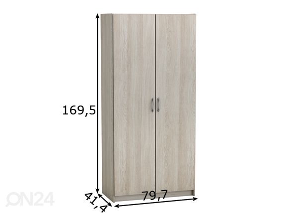 Kenkäkaappi MULTIFONCTIONS mitat