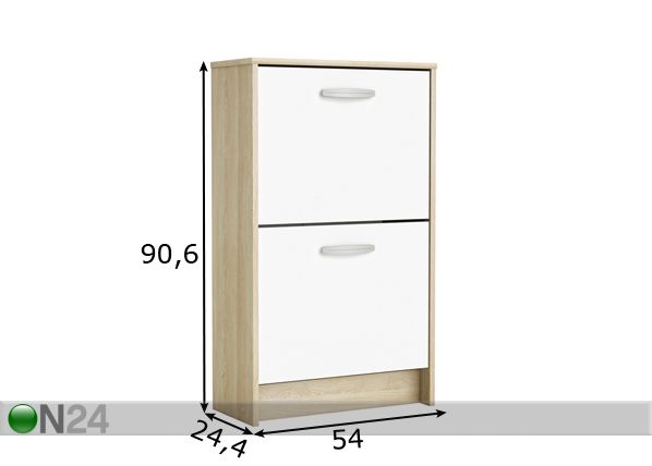 Kenkäkaappi Nano mitat