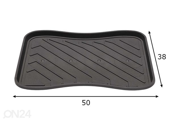 Kenkämatto Boot Tray 38x50 cm mitat