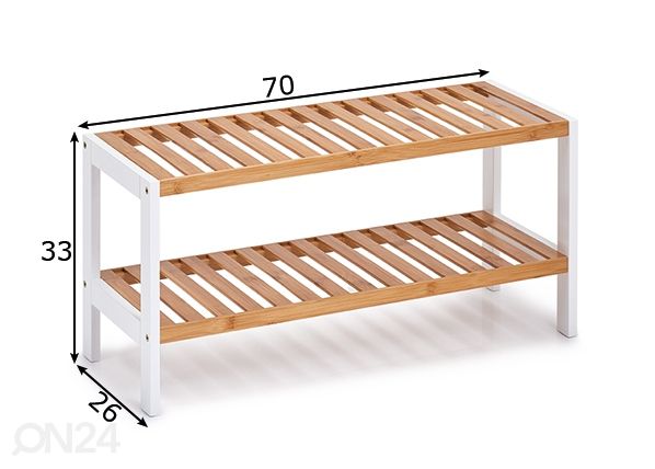 Kenkäteline mitat