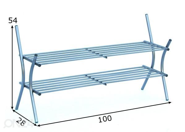 Kenkäteline mitat