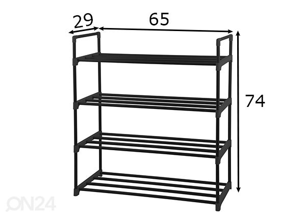 Kenkäteline mitat