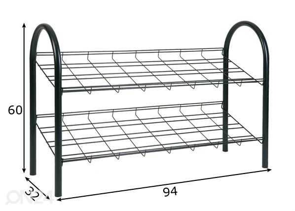 Kenkäteline Boots 2 mitat