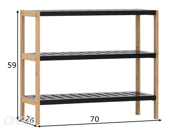 Kenkäteline Iida mitat