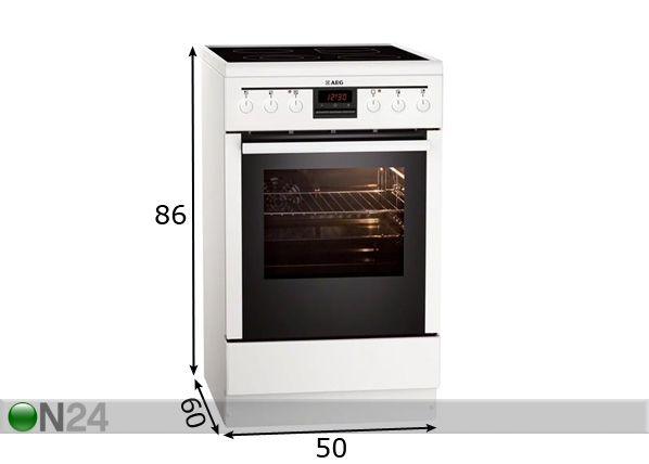 Keraaminen liesi AEG 47995VD-WN mitat