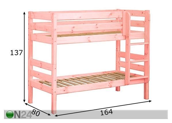 Kerrossänky LIISA 2 mitat