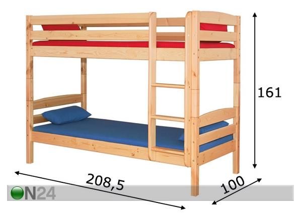 Kerrossänky NEEA mitat