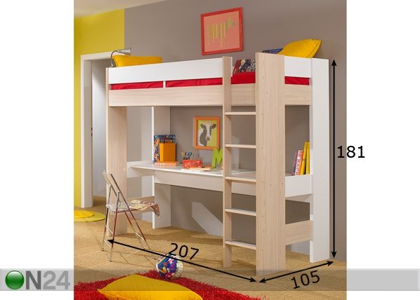 Kerrossänky TITOUAN 90x200 cm mitat