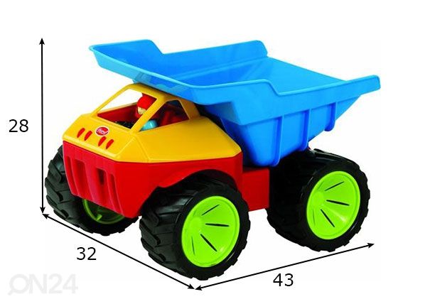 Kippiauto GIGANT mitat