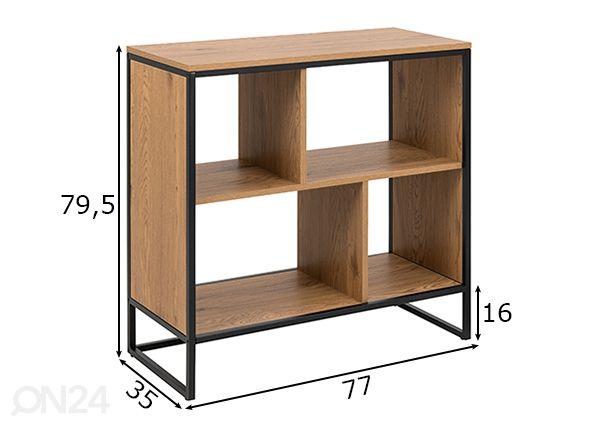 Kirjahylly Swindon mitat