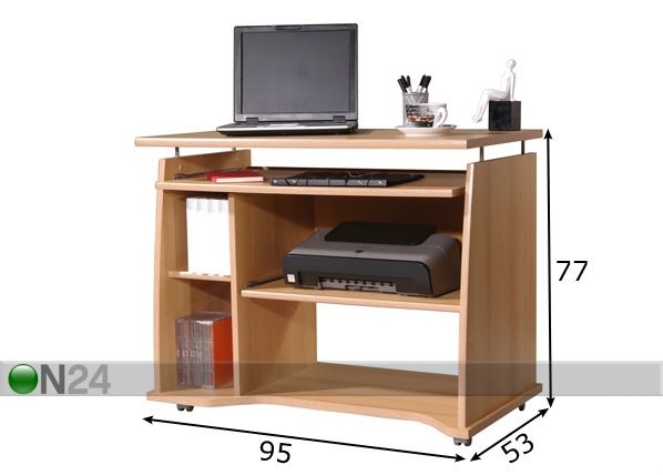 Kirjoituspöytä 428 mitat