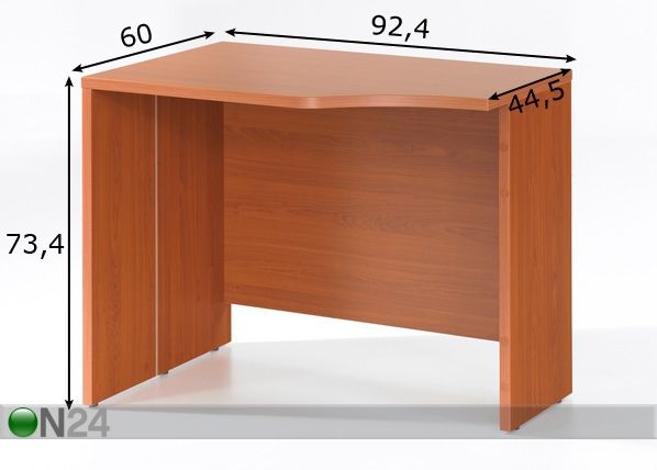 Kirjoituspöytä 600 PLUS mitat