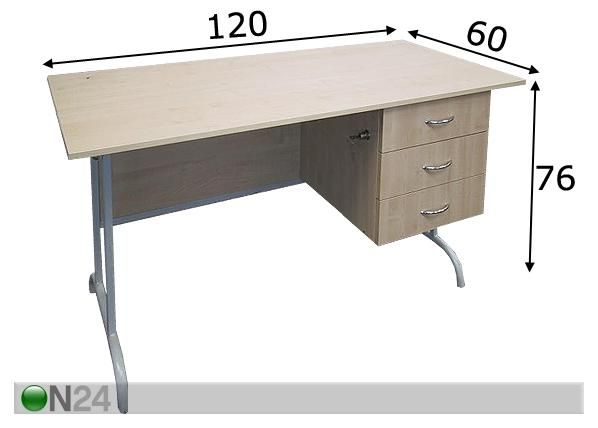 Kirjoituspöytä mitat