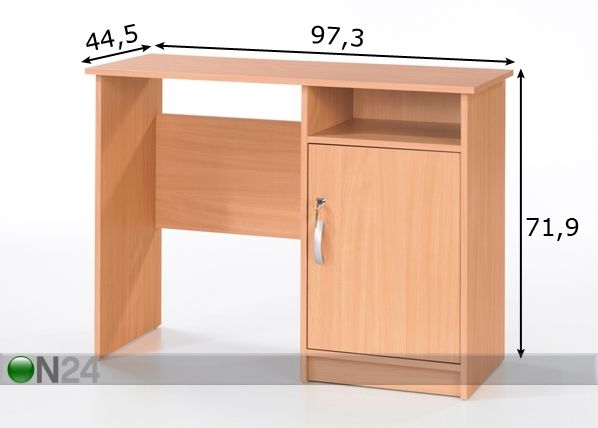 Kirjoituspöytä FUNCTION mitat