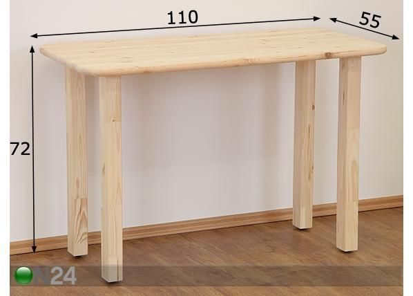 Kirjoituspöytä LIA 1 mitat