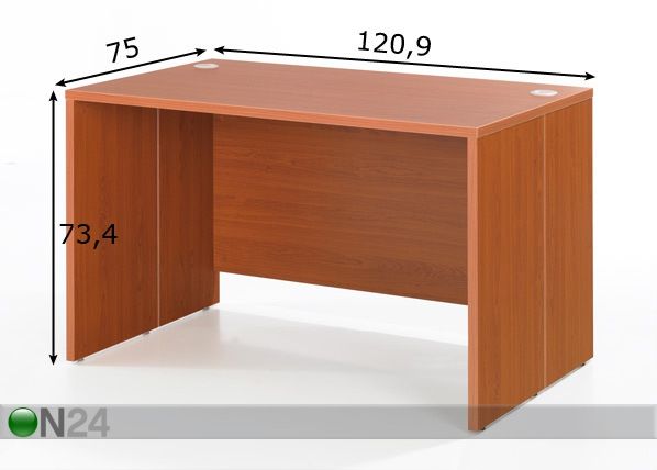 Kirjoituspöytä OFFICE mitat