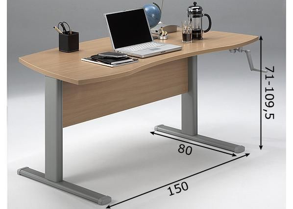 Kirjoituspöytä PRIMA mitat