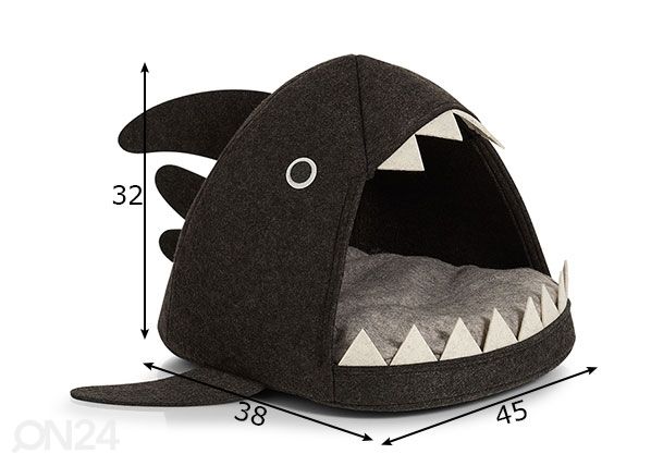 Kissan pesä SHARK mitat