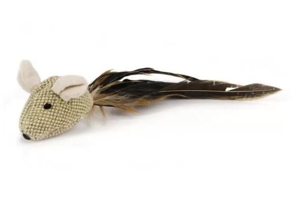 Kissanlalu nuddles pehmeä hiiri 18 cm