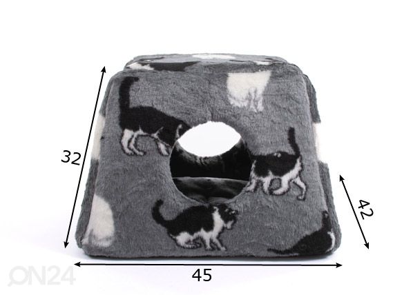 Kissanpeti mitat