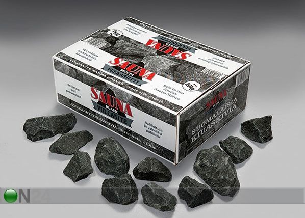 Kiuaskivet vulkaniitti 5-10 cm, 20 kg