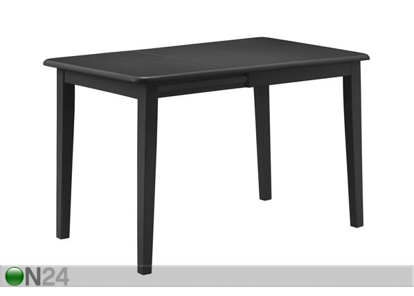 Klaffipöytä PIAMONTE 75x75+45 cm, musta