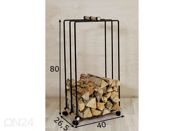 Klapi-/ lehtiteline Ilma h80 cm mitat