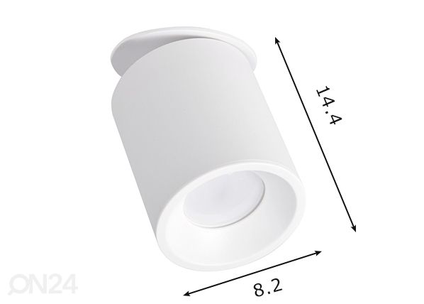 Kohdevalaisin Haron White mitat