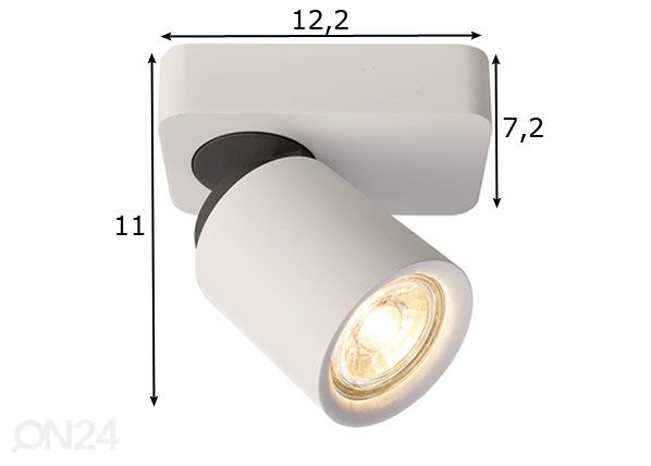 Kohdevalaisin Librae Linear I mitat