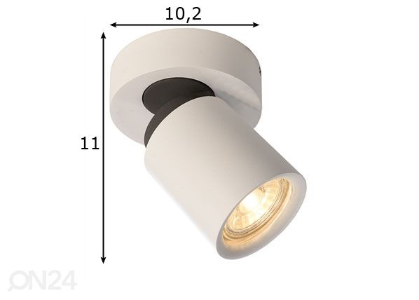 Kohdevalaisin Librae Round I mitat