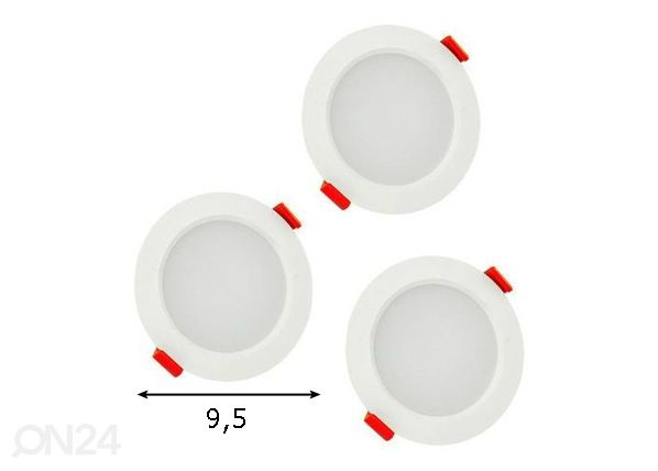 Kohdevalaisin Miro LED 6 W 3 kpl mitat