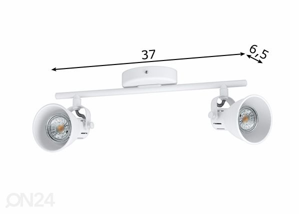 Kohdevalaisin Seras 1 mitat