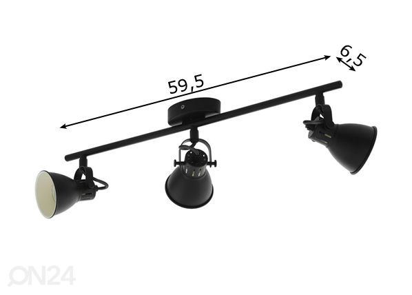 Kohdevalaisin Seras 2 mitat