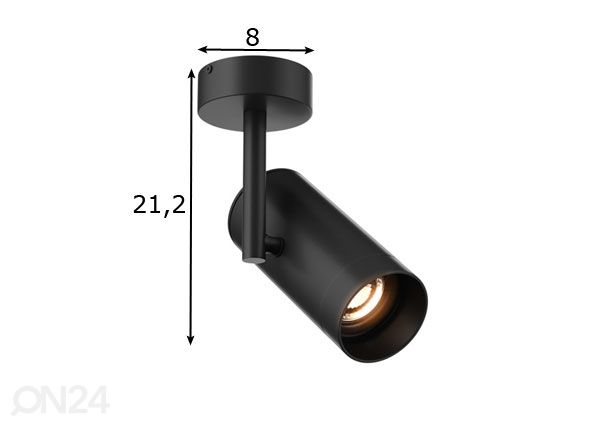 Kohdevalaisin Tori SL2 mitat