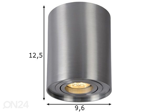 Kohdevalaisin Tube mitat