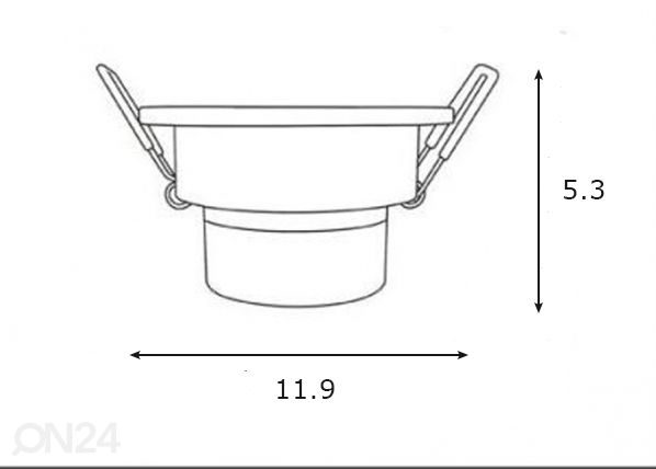 Kohdevalo Venus LED mitat
