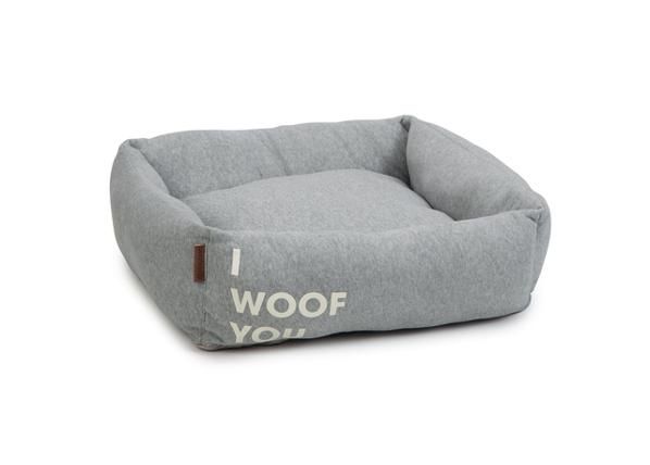 Koiran pesä woof 65x60x20 cm harmaa