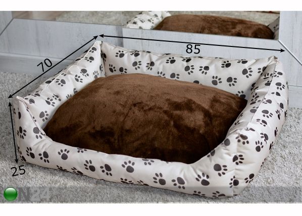 Koiran peti Paw S4 85x70 cm mitat