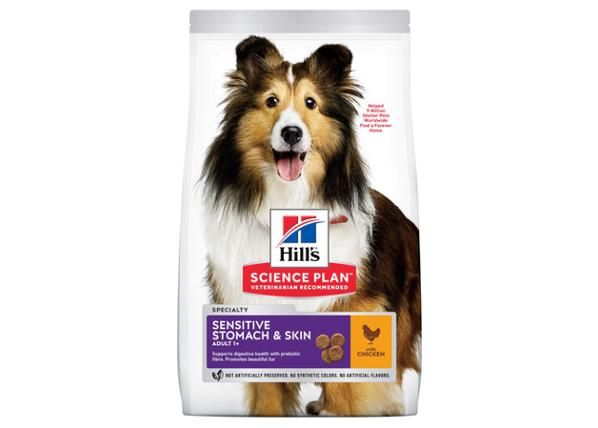 Koiran täysravinto sensit.stomach /skin keskikokoiselle rodulle kana 2,5 kg