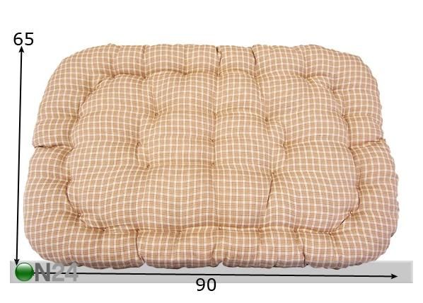 Koiranpeti 65x95 cm mitat