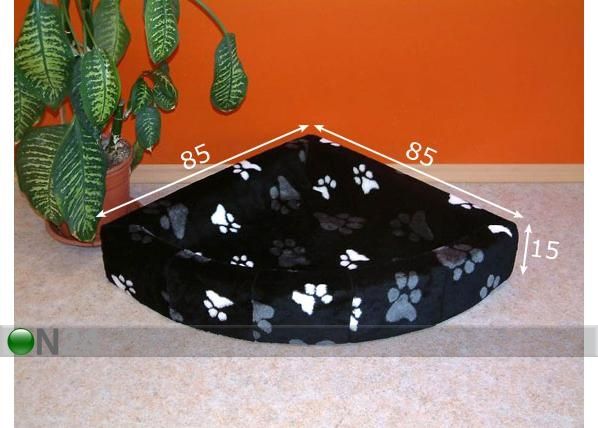 Koiranpeti 85x85 cm, kulma mitat